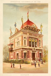 Paviljoen van El Salvador, Exposition Universelle 1889, Parijs